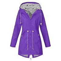 Algopix Similar Product 19 - Lutos Women PlusSizeTrench Raincoats