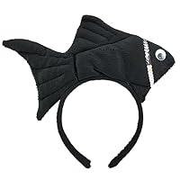 Algopix Similar Product 5 - Unisex Cartoon Headband Stuffed Fish