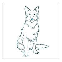 Algopix Similar Product 2 - Creative Products Shaggy Dog Blue 24x24