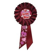 Algopix Similar Product 8 - Beistle I Love You Rosette