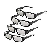 Algopix Similar Product 2 - 4 Pack Passive Circular Polarized RealD