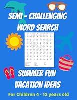 Algopix Similar Product 16 - Summer Fun Word Search Puzzles for kids