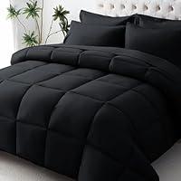 Algopix Similar Product 17 - JOLLYVOGUE King Comforter Set  Black