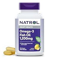 Algopix Similar Product 16 - Natrol Omega3 Fish Oil Softgels