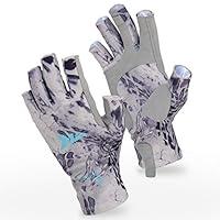 Algopix Similar Product 1 - KastKing Sol Armis Sun Gloves UPF50