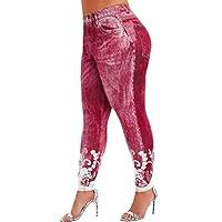 Algopix Similar Product 4 - Bblulu Womens Jean Leggings Plus Size