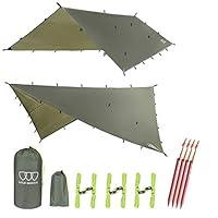 Algopix Similar Product 3 - Gold Armour Rainfly Tarp Hammock