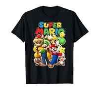 Algopix Similar Product 9 - Super Mario Originals Group Shot T-Shirt