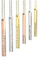 Algopix Similar Product 5 - Personalized Coordinates Necklaces for