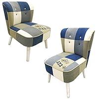 Algopix Similar Product 7 - Accent Sofa Chair Set of 2 Modern