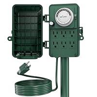 Algopix Similar Product 13 - BNLINK 24 Hour Mechanical Outdoor
