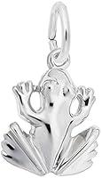 Algopix Similar Product 2 - Sterling Silver Frog Charm