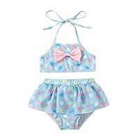 Algopix Similar Product 1 - Kids Girl Swimsuit Set  TwoPieces