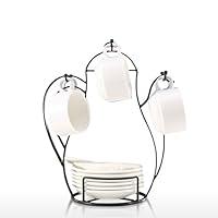Algopix Similar Product 15 - Tooarts Kettleshaped Coffee Mug Stand