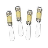 Algopix Similar Product 8 - Supreme Housewares 4Piece Hand Painted