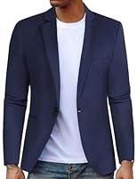 Algopix Similar Product 15 - Mens Classic One Button Slim Fit Suit