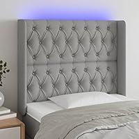 Algopix Similar Product 17 - PAHKEN LED Headboard Light Gray