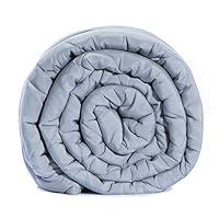 Algopix Similar Product 12 - BlanQuil Basic Weighted Blanket Grey