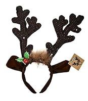 Algopix Similar Product 3 - KINREX Christmas Reindeer Antlers Hat 