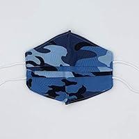 Algopix Similar Product 8 - 100 Cotton Blue Camo Fabric Face