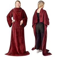 Algopix Similar Product 17 - PAVILIA Wearable Blanket with Sleeves