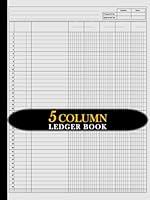 Algopix Similar Product 17 - 5 Column Ledger Book Five Columnar