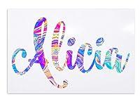 Algopix Similar Product 2 - Rainbow Name Sticker For Laptops