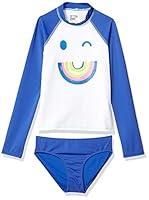 Algopix Similar Product 1 - Spotted Zebra Girls Tankini Rashguard