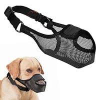 Algopix Similar Product 2 - LUCKYPAW Dog Muzzle Mesh Muzzle for