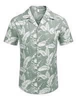 Algopix Similar Product 9 - Mens Hawaiian Shirt Tops Vintage Short