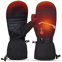 Algopix Similar Product 5 - Heated Ski Gloves Heated Mittens for