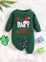 Algopix Similar Product 6 - Christmas Cute Letter Print Baby Cotton