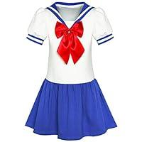 Algopix Similar Product 18 - Sunny Fashion Girls Dress Sailor School