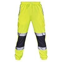 Algopix Similar Product 8 - Mens Casual Cargo Pants Hi Vis Viz