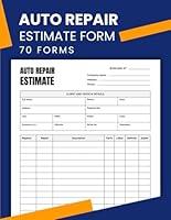 Algopix Similar Product 8 - Auto Repair Estimate Form book