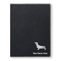 Algopix Similar Product 3 - Small Portfolio Notepad Dachshund Dog