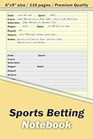 Algopix Similar Product 3 - Sports Betting Notebook Organize and