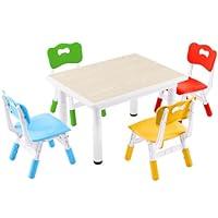 Algopix Similar Product 19 - GITAWUSA Kids Study Table and Chairs