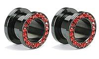 Algopix Similar Product 9 - Zaya Body Jewelry Pair of Black