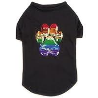 Algopix Similar Product 5 - Casual Canine Puppy Pride Sequin UPF40