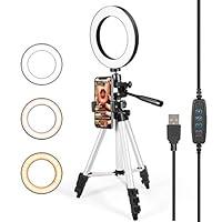 Algopix Similar Product 3 - Selfie Ring Light with Tripod Stand for