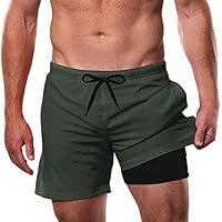Algopix Similar Product 5 - Cozople Mens Swim Shorts Stretchy Boxer