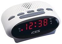 Algopix Similar Product 17 - ICES ICR210 Clock White  radios
