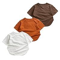 Algopix Similar Product 16 - ZFTTZYMX 3Pack Little Girls Curved Hem