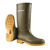 Algopix Similar Product 6 - Dunlop Kids Dulls Wellington Boot Green