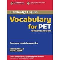 Algopix Similar Product 10 - Cambridge Vocabulary for PET Edition