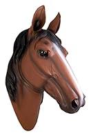 Algopix Similar Product 20 - Chestnut Horse Head Bust Wall Mount