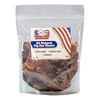Algopix Similar Product 5 - Pig Ear Half Chews 25 Pack Sourced 