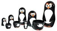 Algopix Similar Product 13 - Penguin Nesting Dolls  6 Matryoshka