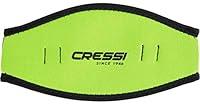 Algopix Similar Product 11 - Cressi Neoprene Mask Strap Cover, Lime